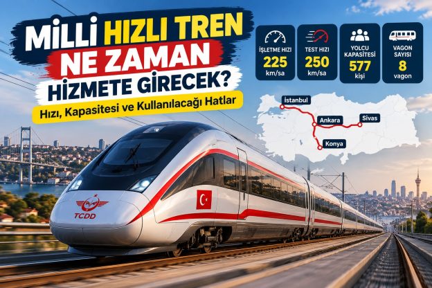 Milli Hızlı Tren Ne Zaman Hizmete Girecek? Hızı, Kapasitesi ve Kullanılacağı Hatlar