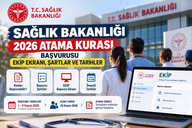 Sağlık Bakanlığı 2026 Atama Kurası Başvurusu: EKİP Ekranı, Şartlar ve Tarihler