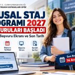 Ulusal Staj Programı 2027 Başvuruları Başladı: Şartlar, Başvuru Ekranı ve Son Tarih Ulusal Staj Programı 2027 Başvuruları Başladı: Şartlar, Başvuru Ekranı ve Son Tarih